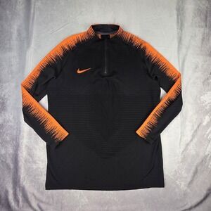 Nike Vaporknit Strike Drill 2.0 Shirt Mens XL Black Orange Aeroswift Soccer